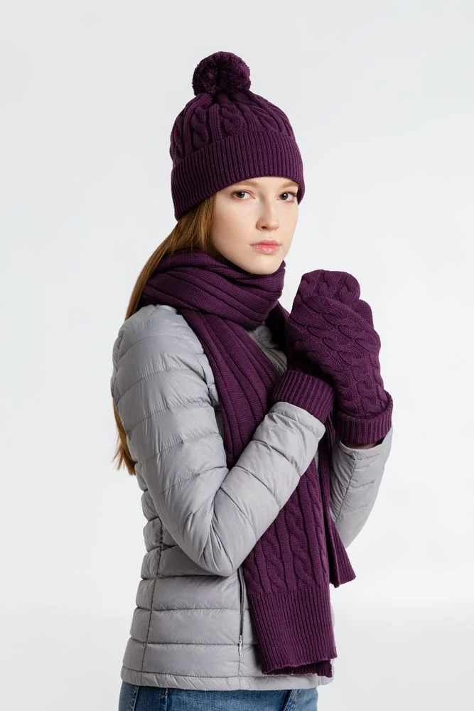 Варежки Heat Trick баклажановые размер L/XL баклажановый - фото 4