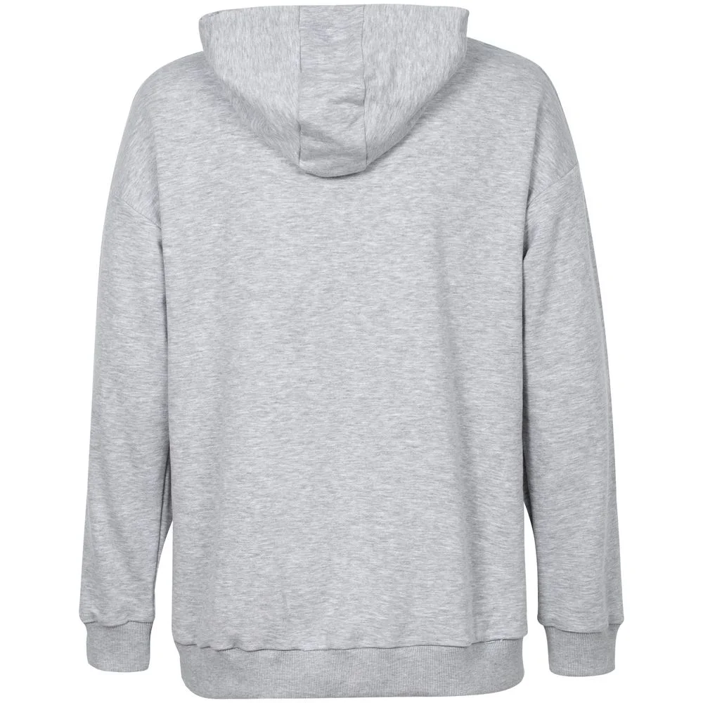 Худи оверсайз Чистая соль серый меланж размер XS/S 44-46 - фото 3