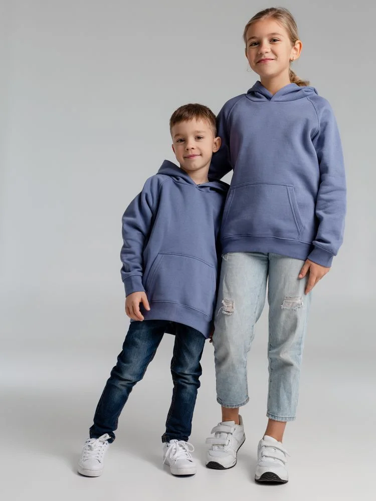 Толстовка детская Stellar Kids синяя на рост 106-116 см 6 лет - фото 12