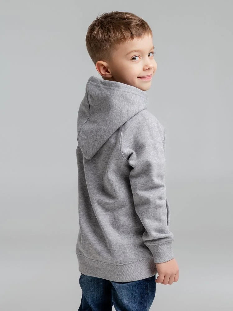 Толстовка детская Stellar Kids серый меланж на рост 96-104 см 4 года - фото 6
