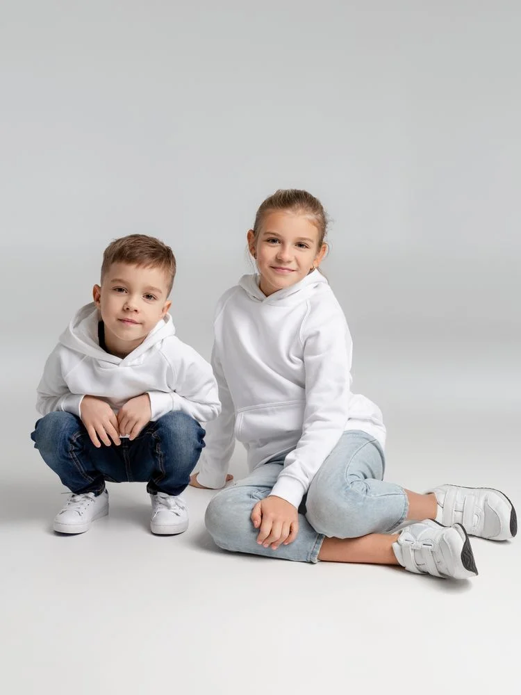 Толстовка детская Stellar Kids белая на рост 106-116 см 6 лет - фото 11