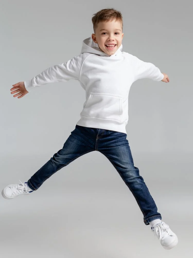 Толстовка детская Stellar Kids белая на рост 106-116 см 6 лет - фото 7