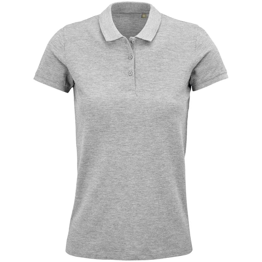 Рубашка поло женская Planet Women серый меланж размер S - фото 1