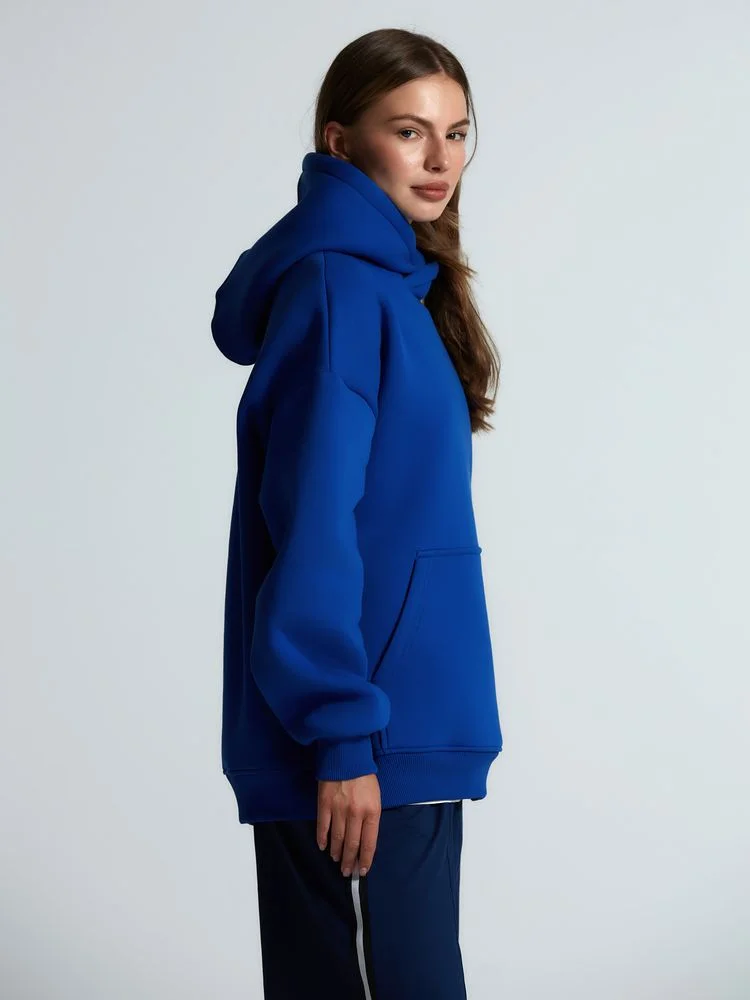 Худи Kulonga Oversize ярко-синее размер 3XL/4XL - фото 6