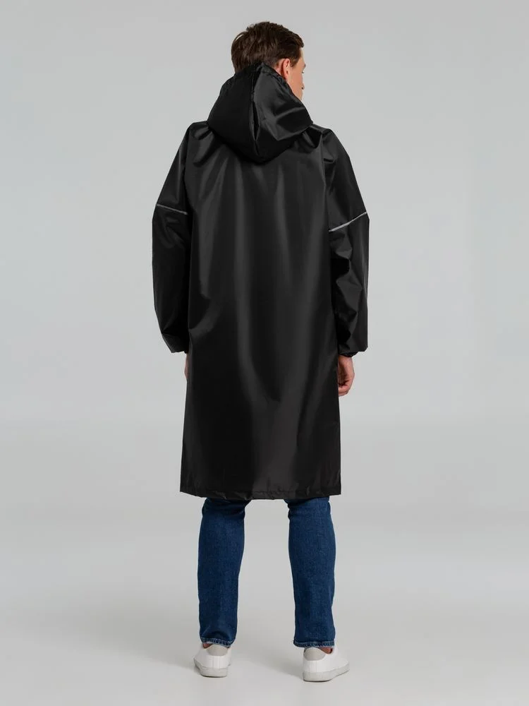 Дождевик со светоотражающими элементами Rainman Blink, черный, размер S - фото 8