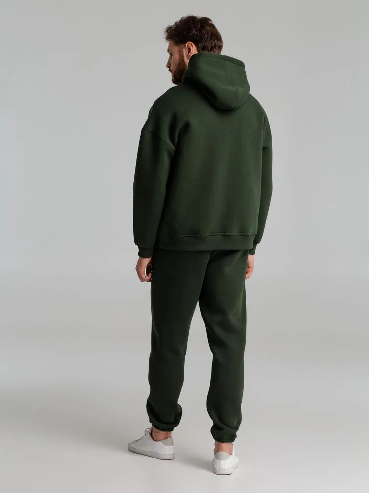 Худи Kulonga Oversize темно-зеленый хаки размер 3XL/4XL - фото 12