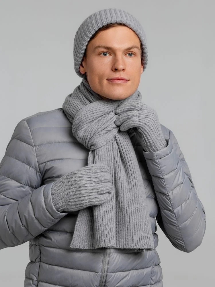 Перчатки Bernard светло-серые размер L/XL - фото 5