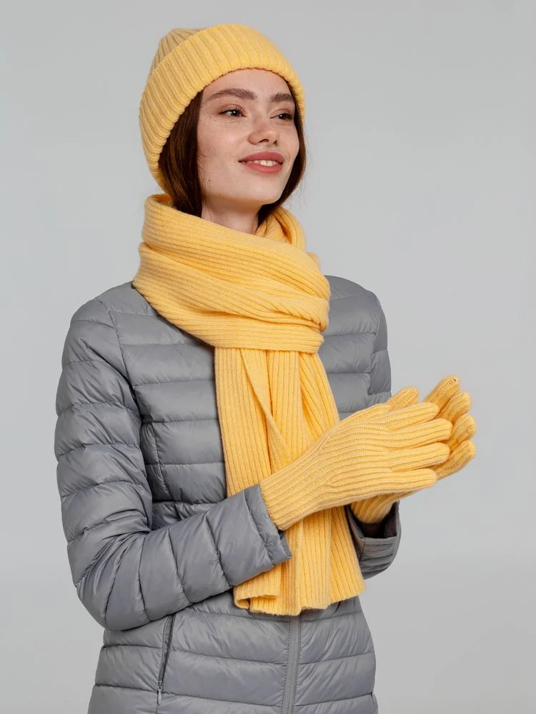 Перчатки Bernard желтые размер S/M - фото 4