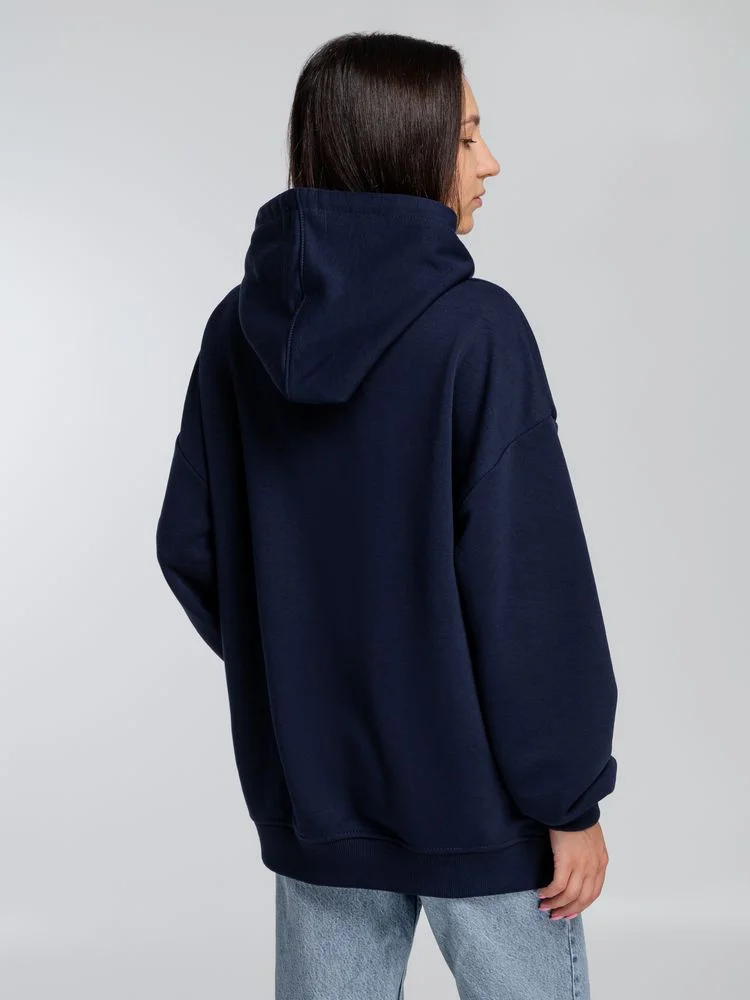 Худи оверсайз Kulonga Comfort, темно-синее, размер XS/S - фото 8