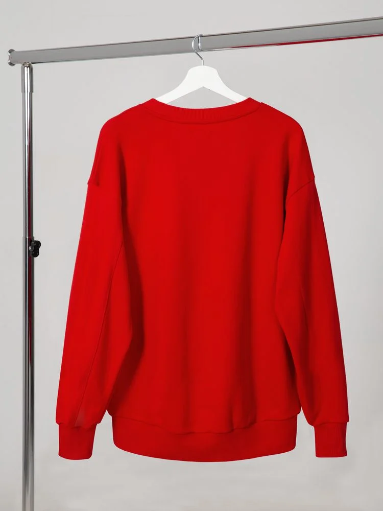 Свитшот унисекс Kosmos 2.0 красный размер XS/S - фото 2