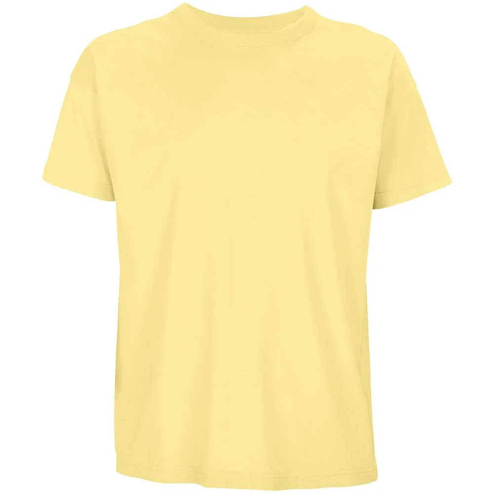 Футболка оверсайз мужская Boxy Men светло-желтая размер XL - фото 1