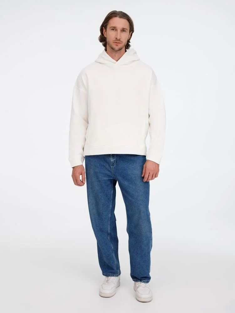 Худи оверсайз унисекс Tolla молочное размер XS/S - фото 15