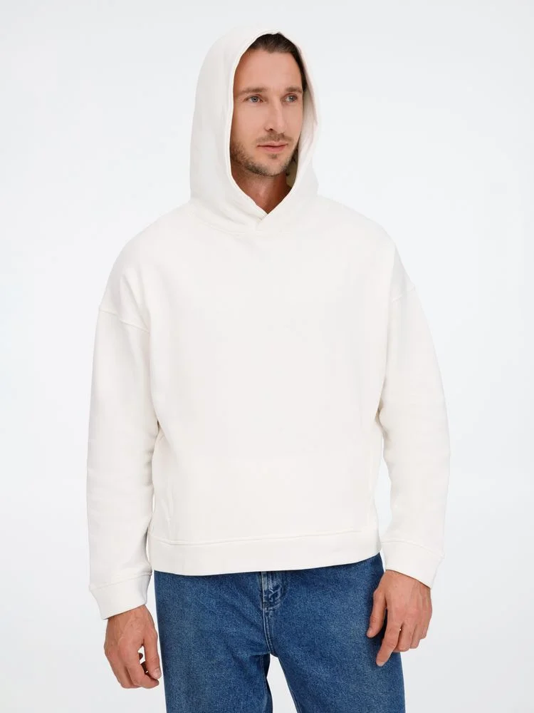 Худи оверсайз унисекс Tolla молочное размер XL/2XL - фото 13