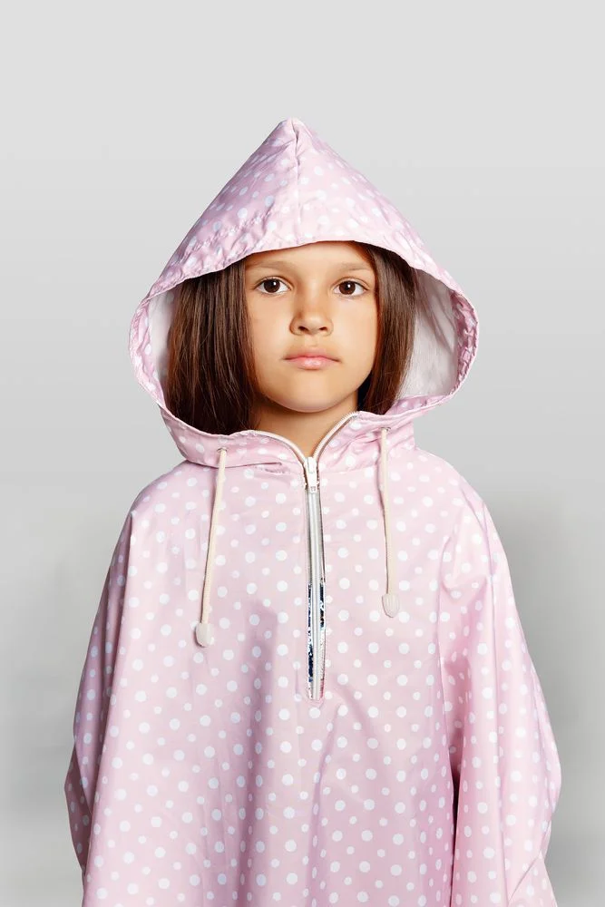 Дождевик-пончо детский AquaStop Kids на заказ разноцветный 9-12 лет - фото 4
