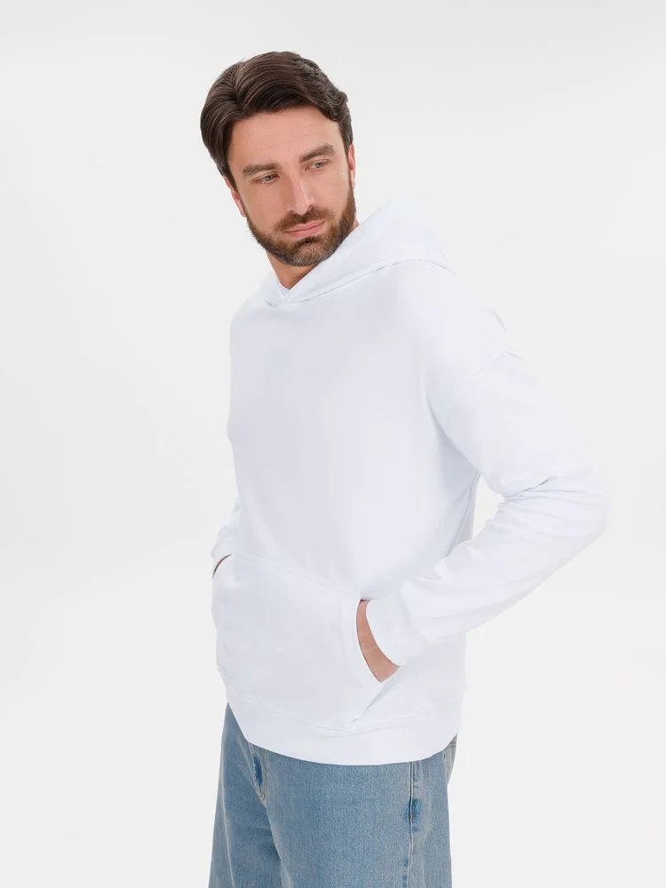 Худи оверсайз унисекс Outshine белое размер XS/S - фото 10