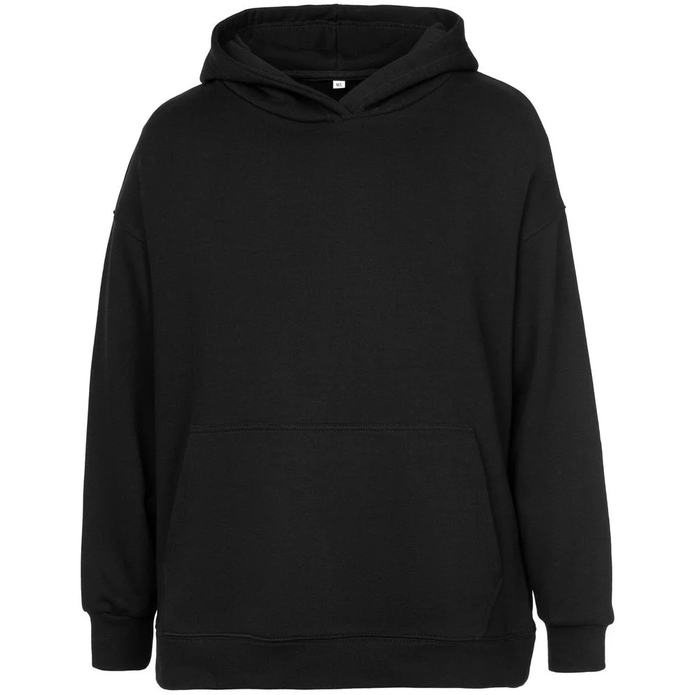 Худи оверсайз унисекс Outshine черное размер XL/2XL - фото 1
