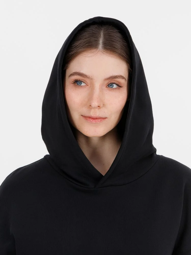 Худи оверсайз унисекс Outshine черное размер XL/2XL - фото 12