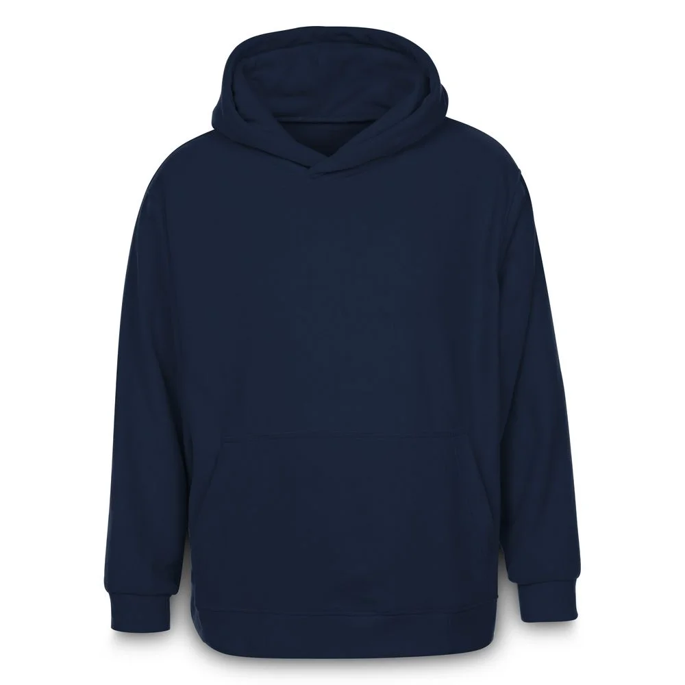Худи флисовое унисекс Manakin темно-синее размер XL/2XL