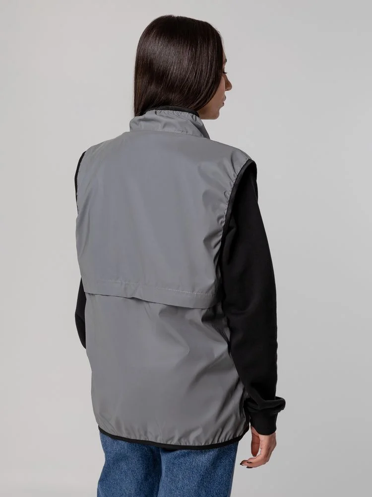 Жилет двусторонний Manifest из светоотражающей ткани серый размер M/L - фото 14