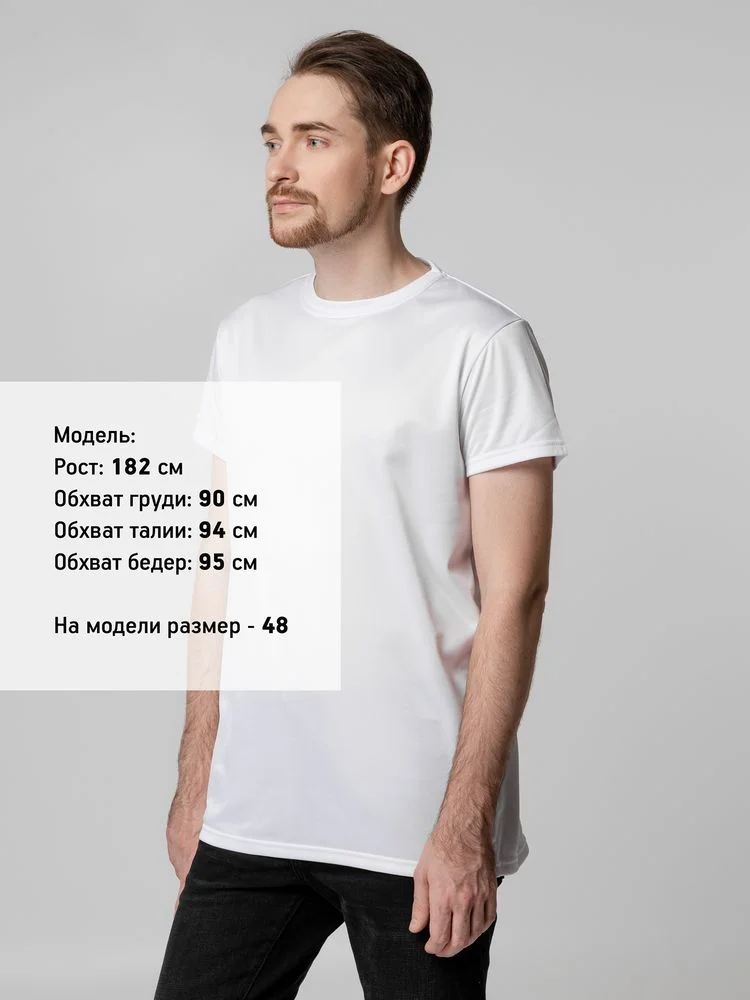 Футболка унисекс для сублимации Paint Tee белая размер 46 S - фото 8