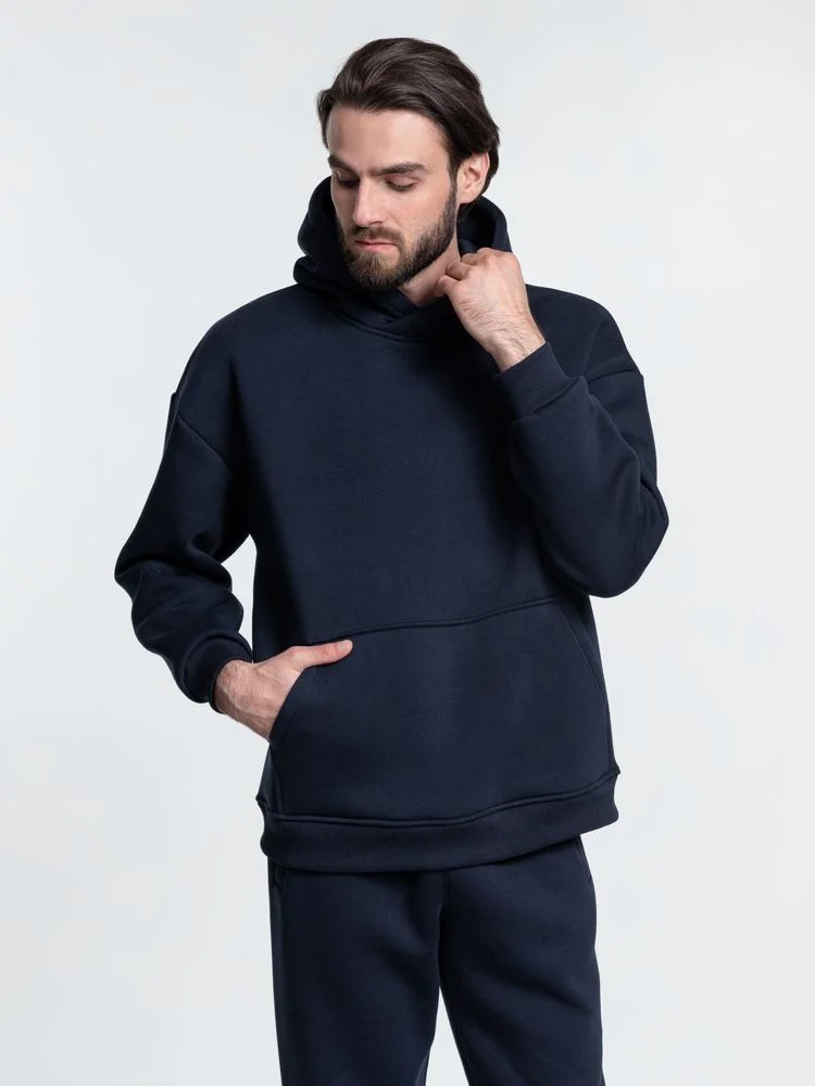 Худи Kulonga Oversize темно-синее кобальт размер М/L M/L - фото 6