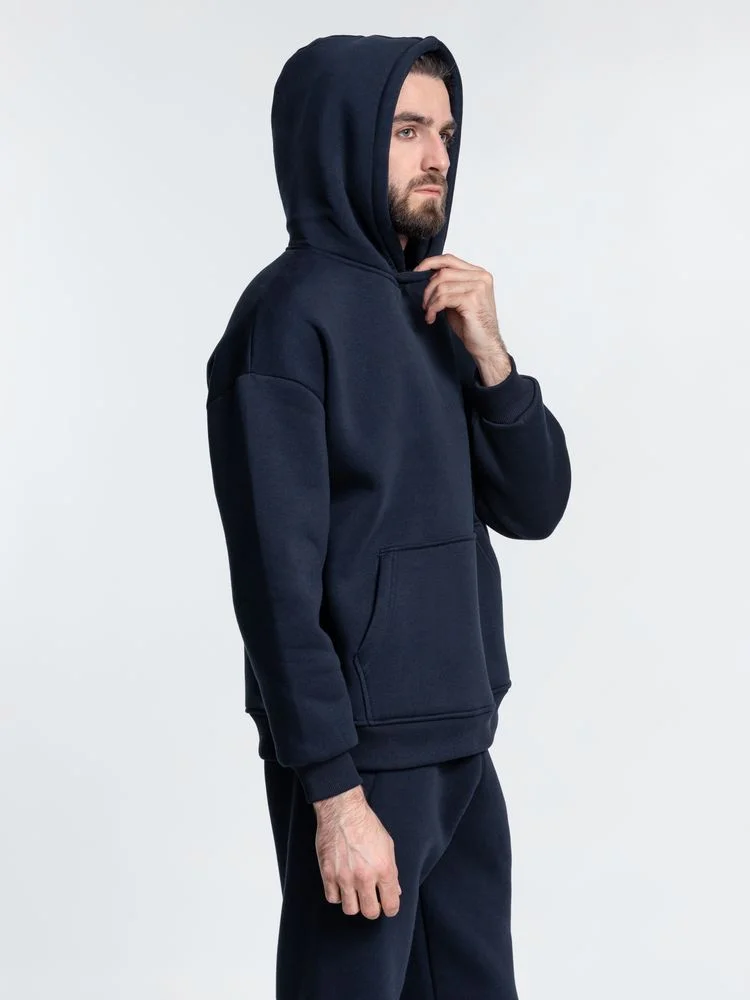 Худи Kulonga Oversize темно-синее кобальт размер М/L M/L - фото 8