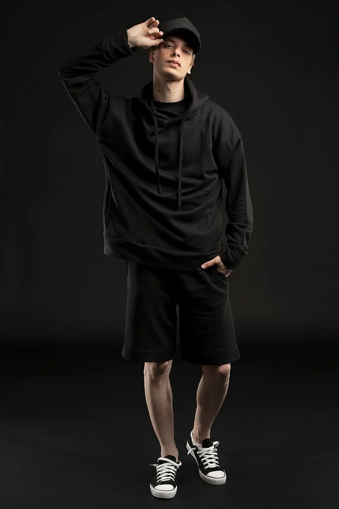 Худи унисекс H2, черное, размер M/L - фото 2