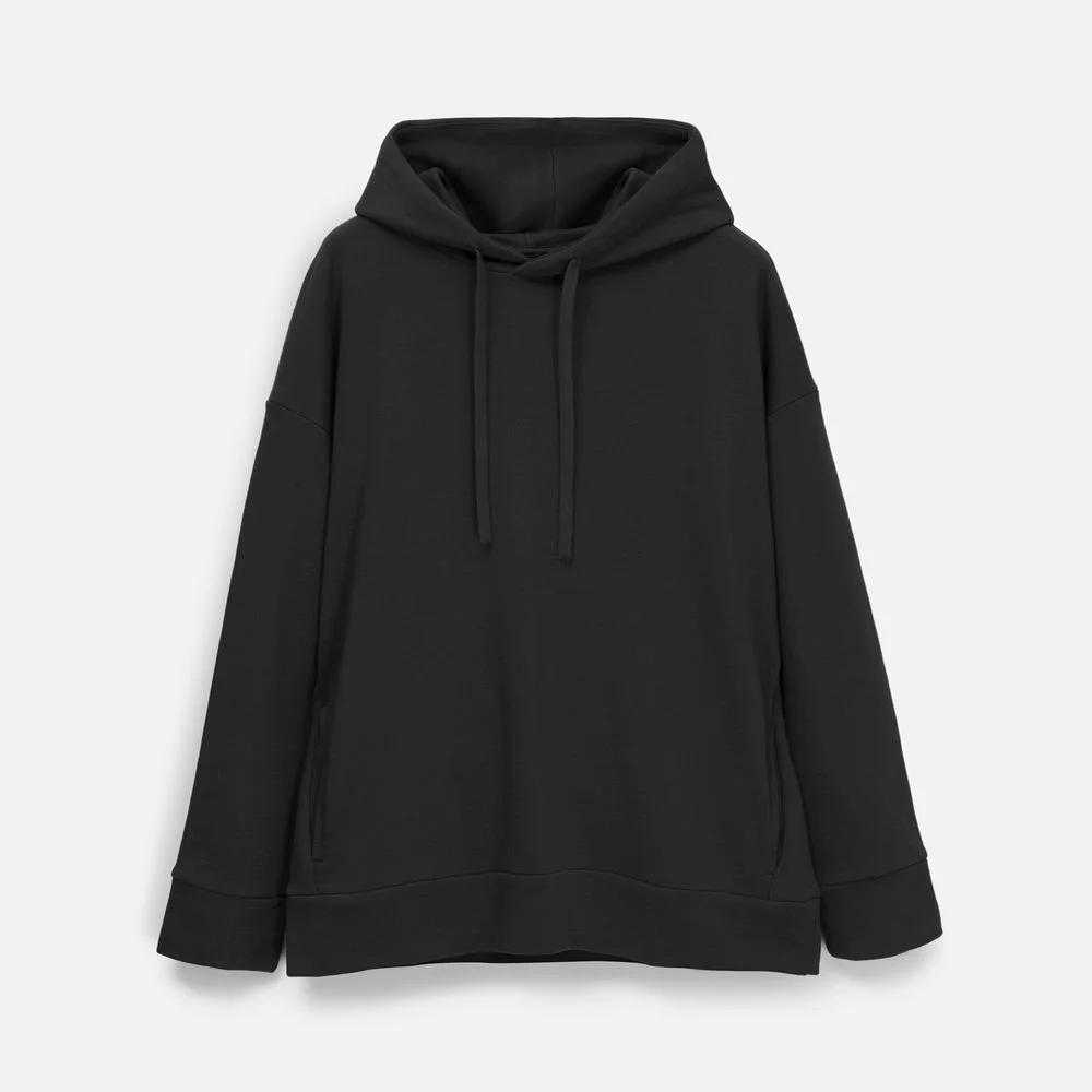 Худи унисекс H2, черное, размер M/L - фото 8