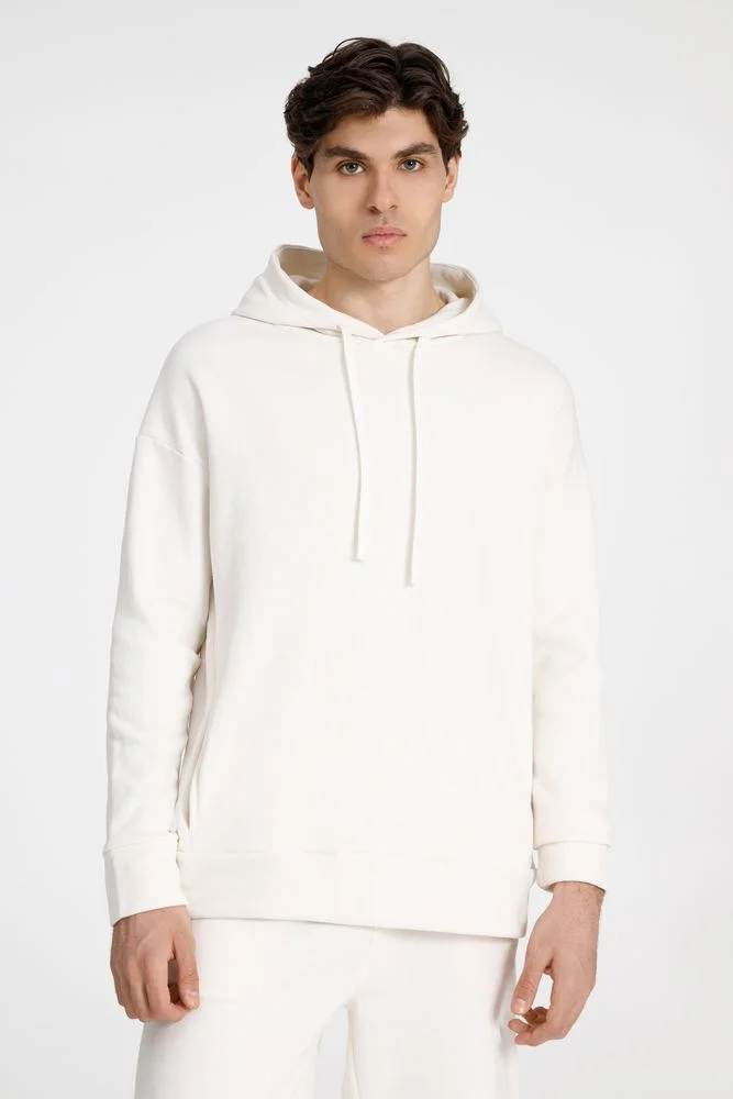 Худи унисекс H2 молочно