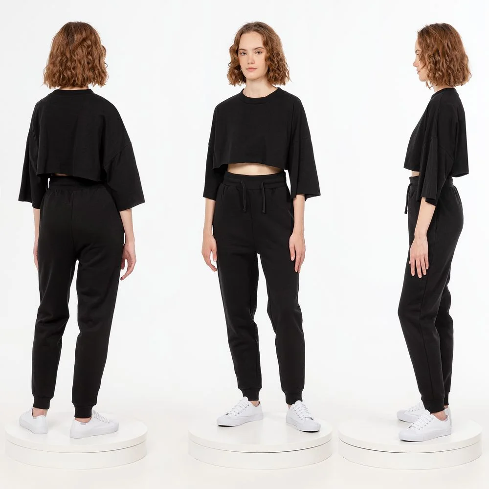 Джоггеры J2 черные размер M/L - фото 4