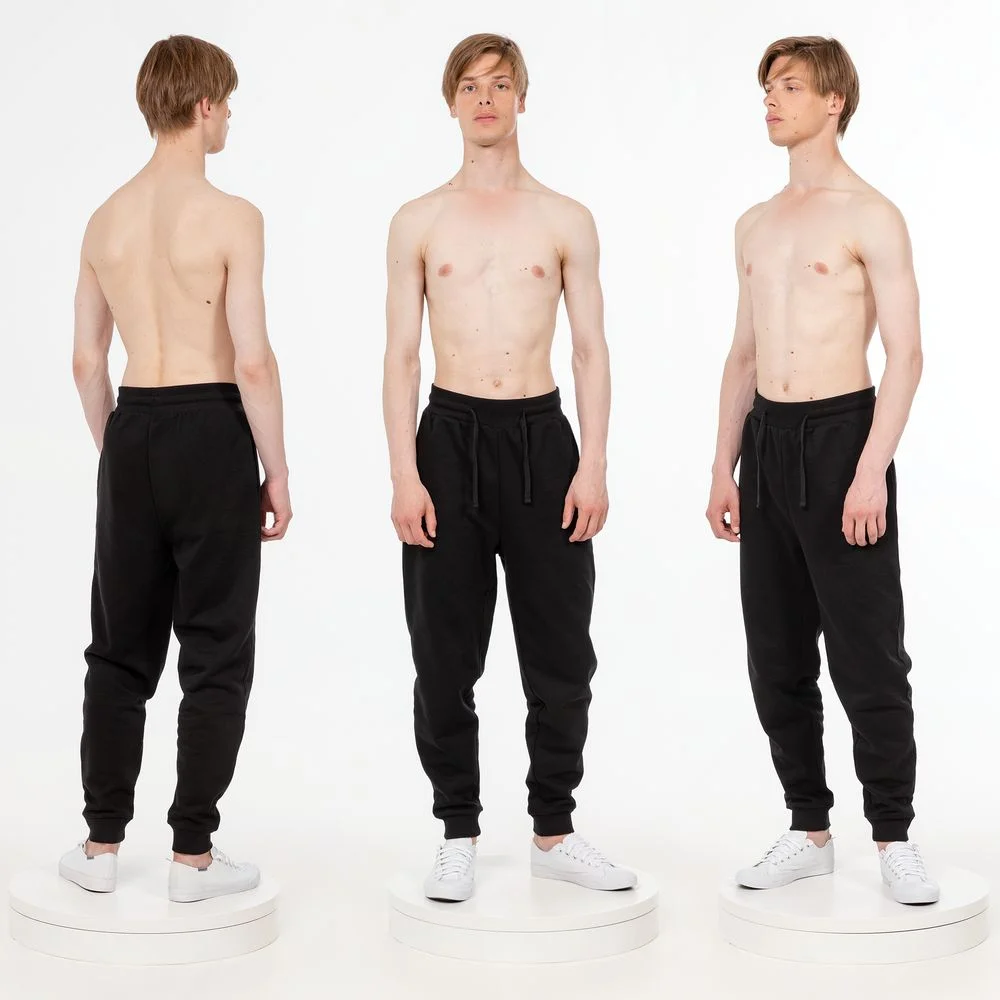 Джоггеры J2 черные размер M/L - фото 6