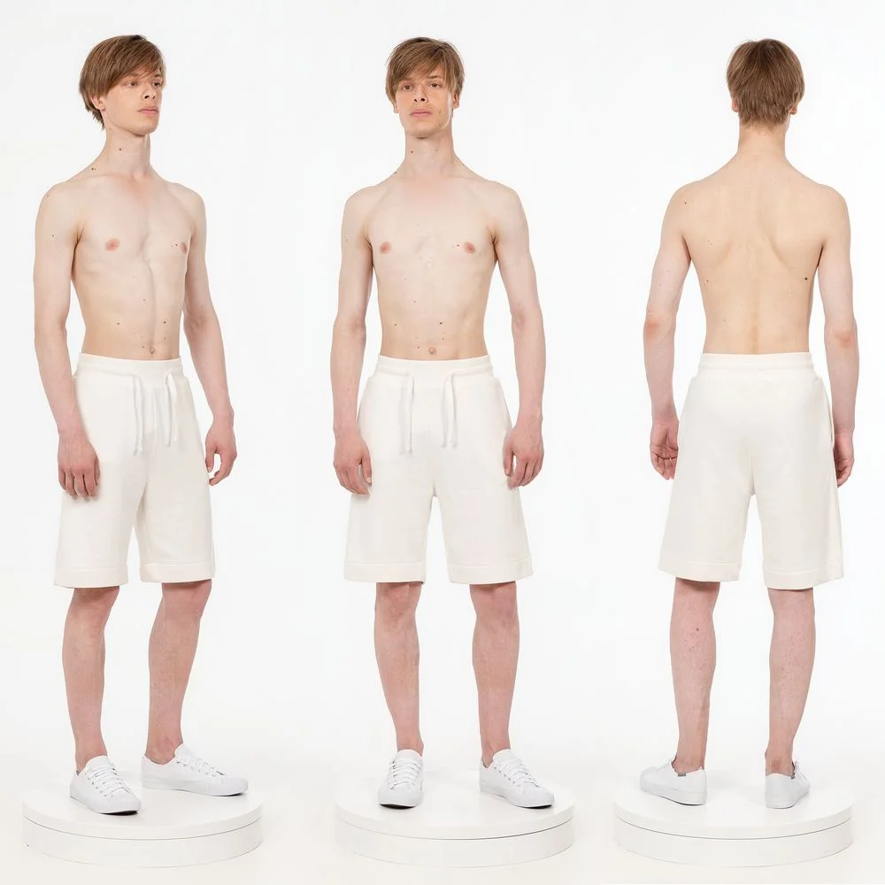 Шорты J3 молочно-белые размер XS/S - фото 5