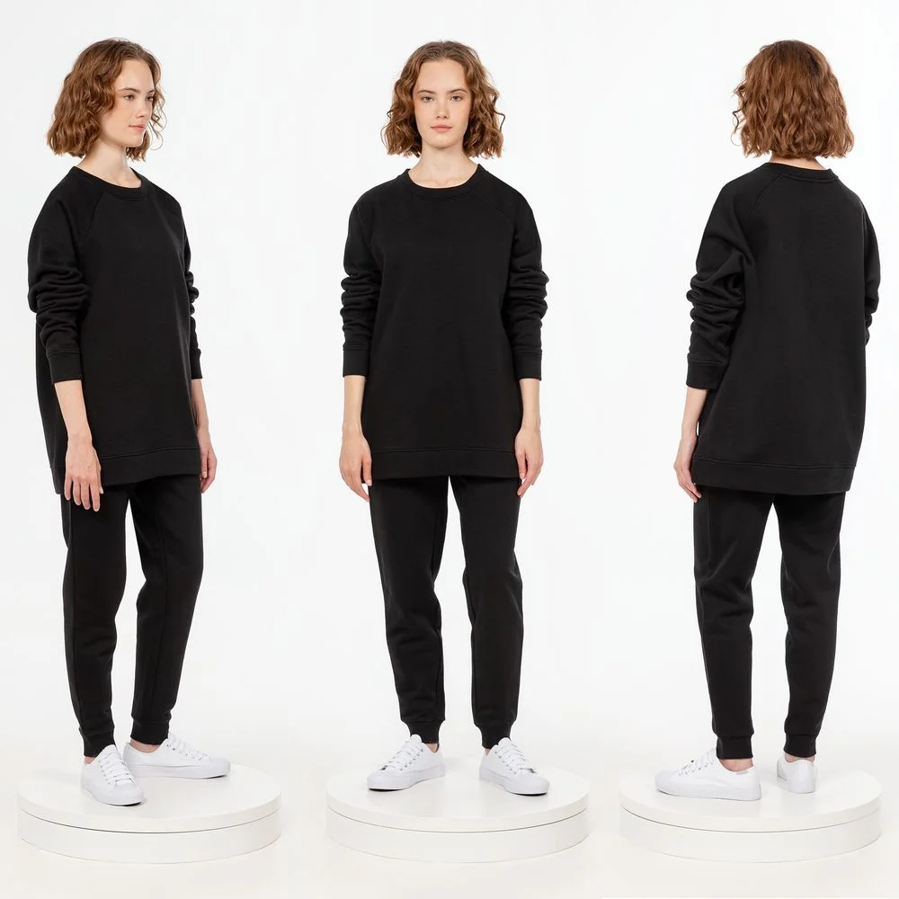 Свитшот унисекс S1 черный размер XS/S - фото 4