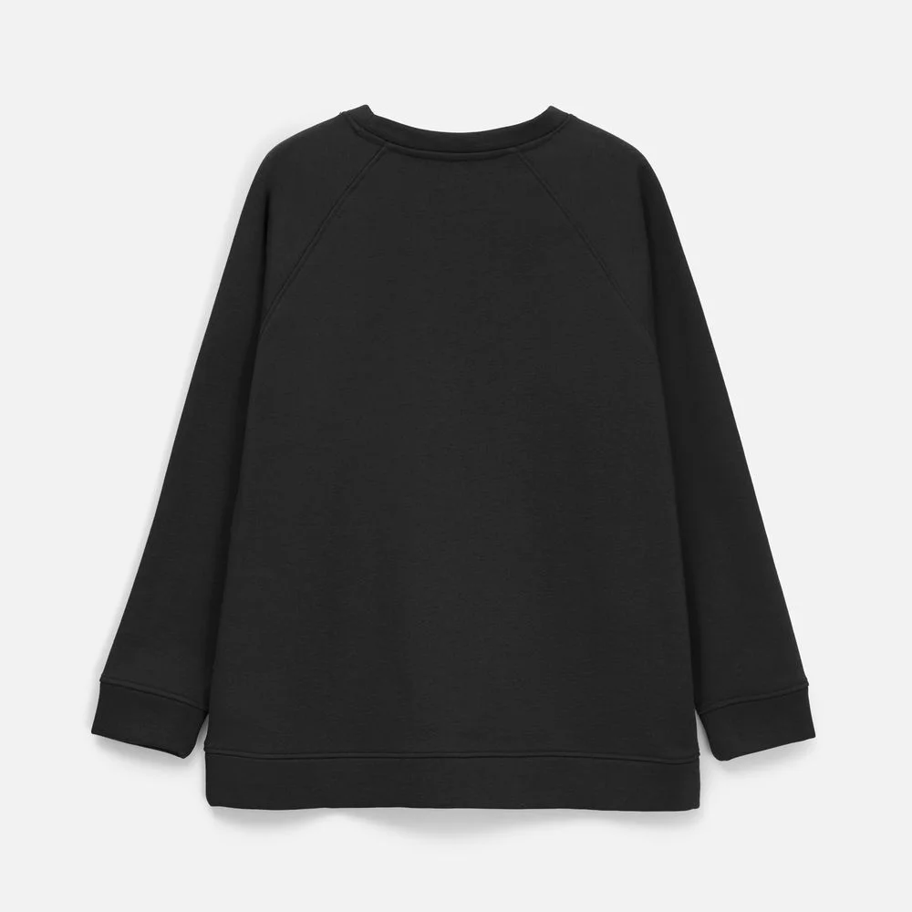 Свитшот унисекс S1 черный размер XS/S - фото 9