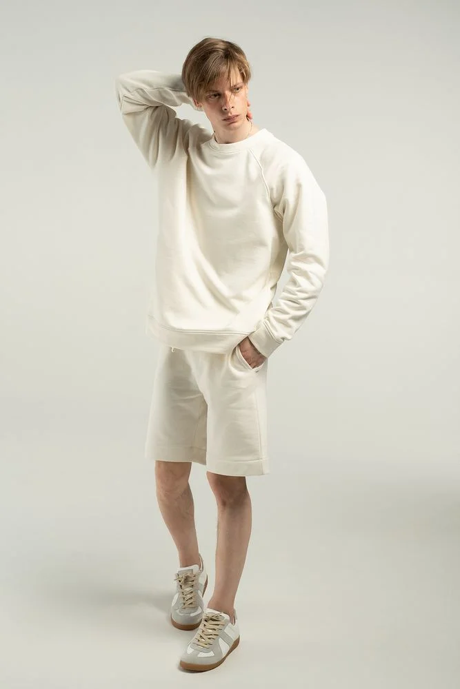 Свитшот унисекс S1 молочно-белый размер XS/S - фото 3