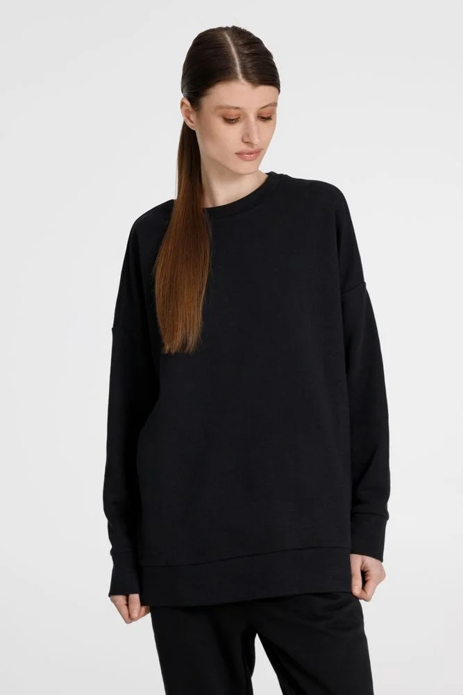 Свитшот унисекс S2 черный размер XS/S