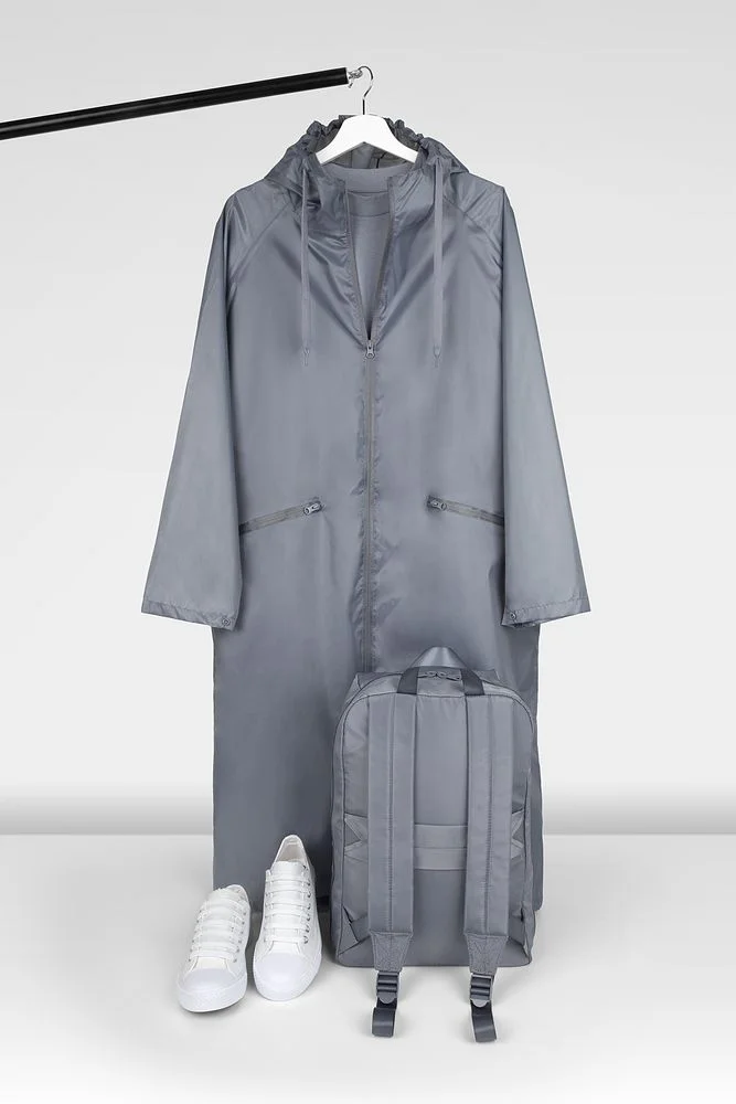 Дождевик R2, серый, размер M/L - фото 17
