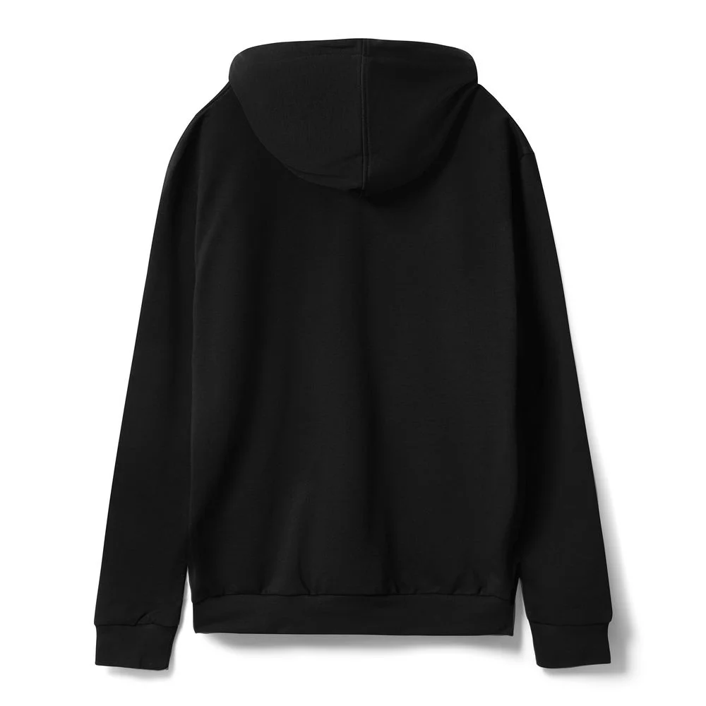 Худи унисекс с карманом на груди Chest Pocket черное размер XS/S - фото 3