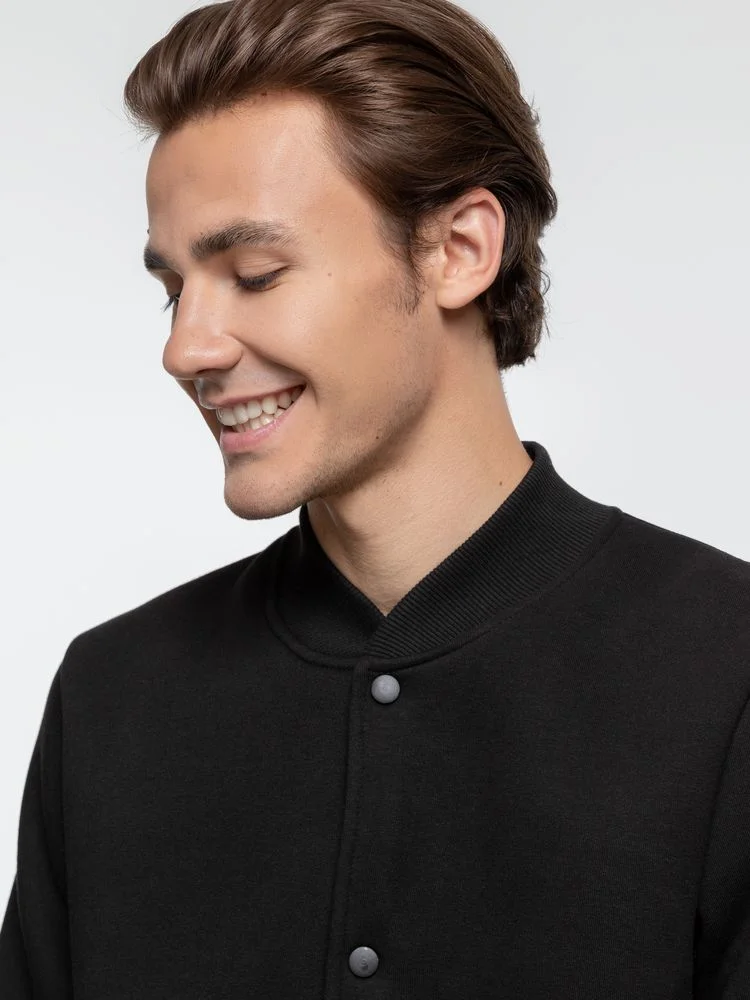 Бомбер Graduate черный размер S - фото 10