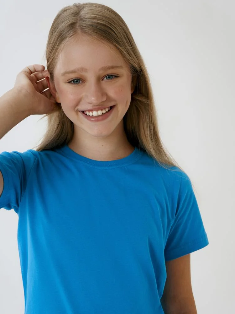 Футболка детская T-Bolka Kids бирюзовая 14 лет - фото 5