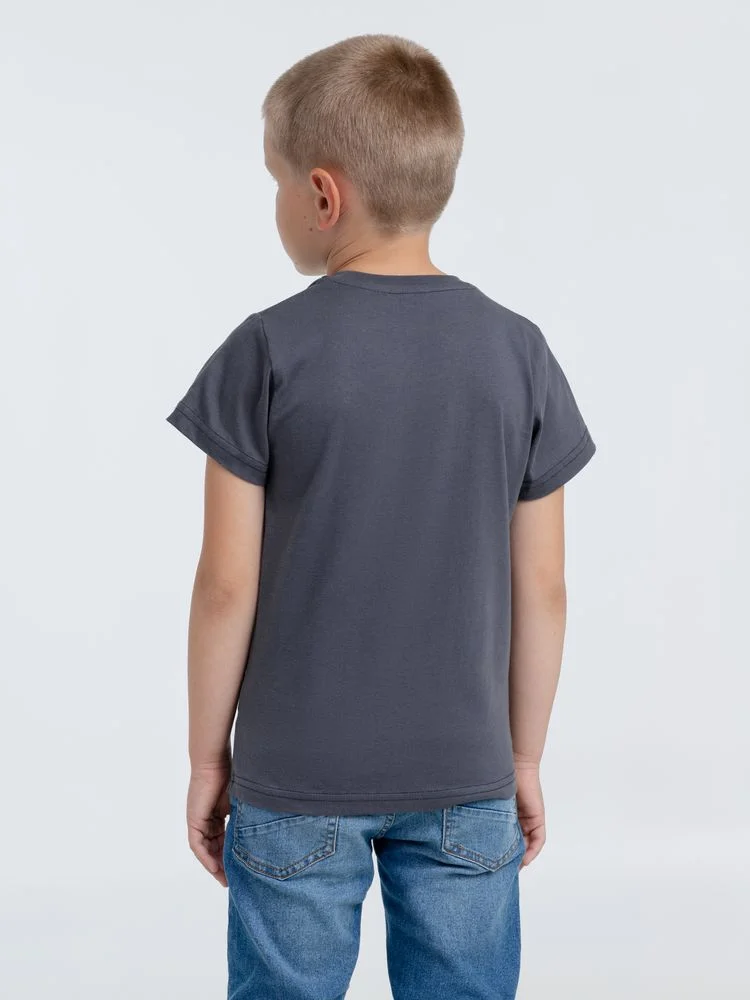 Футболка детская T-Bolka Kids темно-серая графит 12 лет - фото 7
