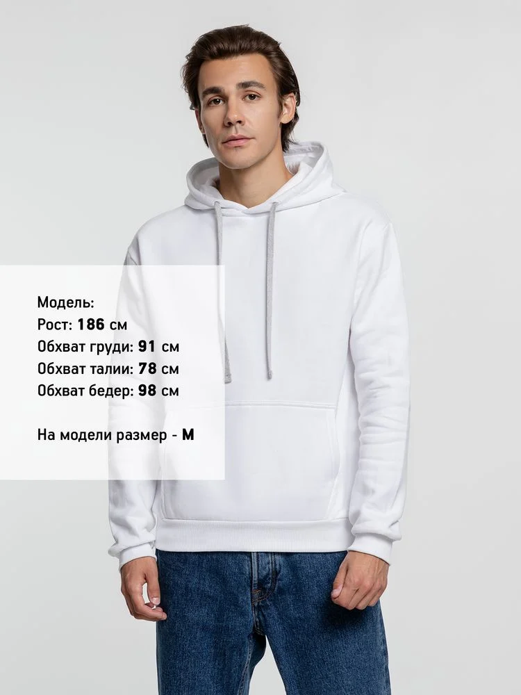 Толстовка с капюшоном Kirenga Heavy белая белоснежная размер 5XL - фото 3