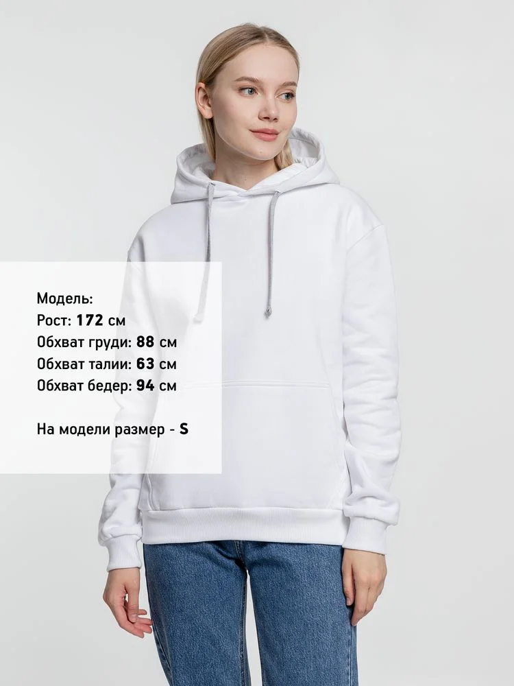 Толстовка с капюшоном Kirenga Heavy белая белоснежная размер 5XL - фото 7