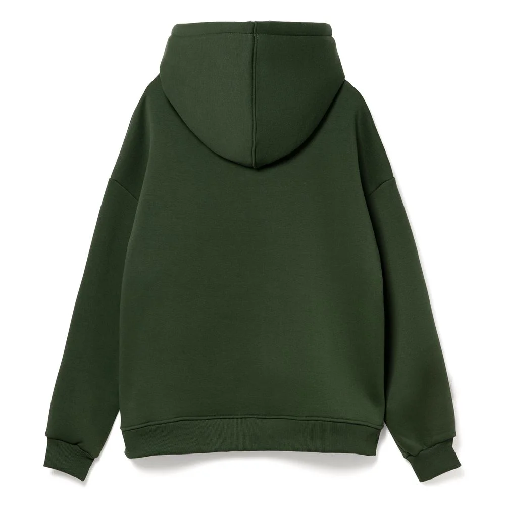 Худи Kulonga Oversize темно-зеленое размер 3XL/4XL - фото 2