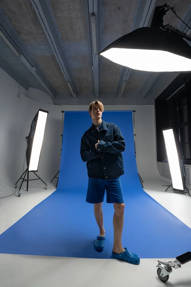 Куртка джинсовая O1 темно-синяя размер 3XL/4XL - фото 17