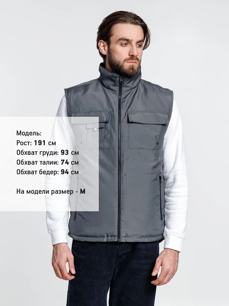 Жилет мужской Stokholm серый размер XL - фото 5
