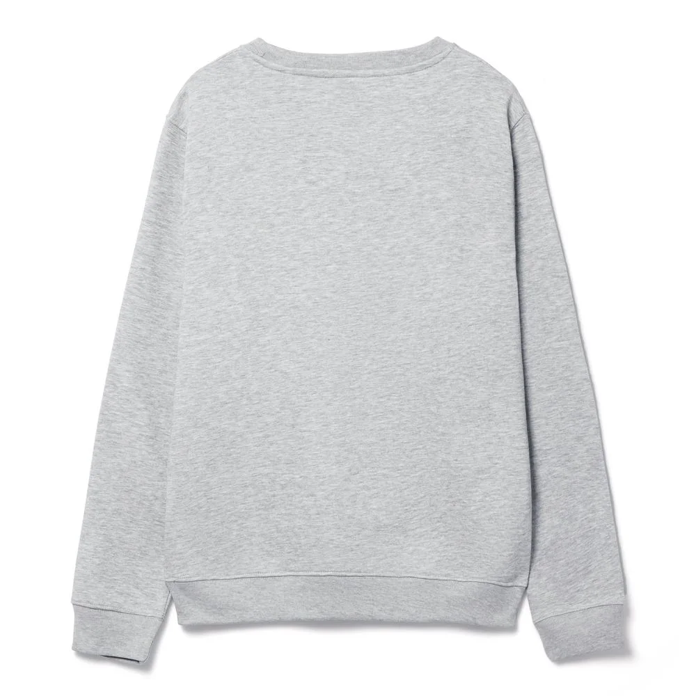 Свитшот унисекс Delta, серый меланж, размер S - фото 2