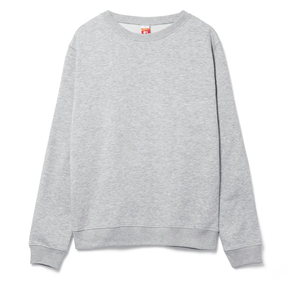 Свитшот унисекс Delta, серый меланж, размер XXL