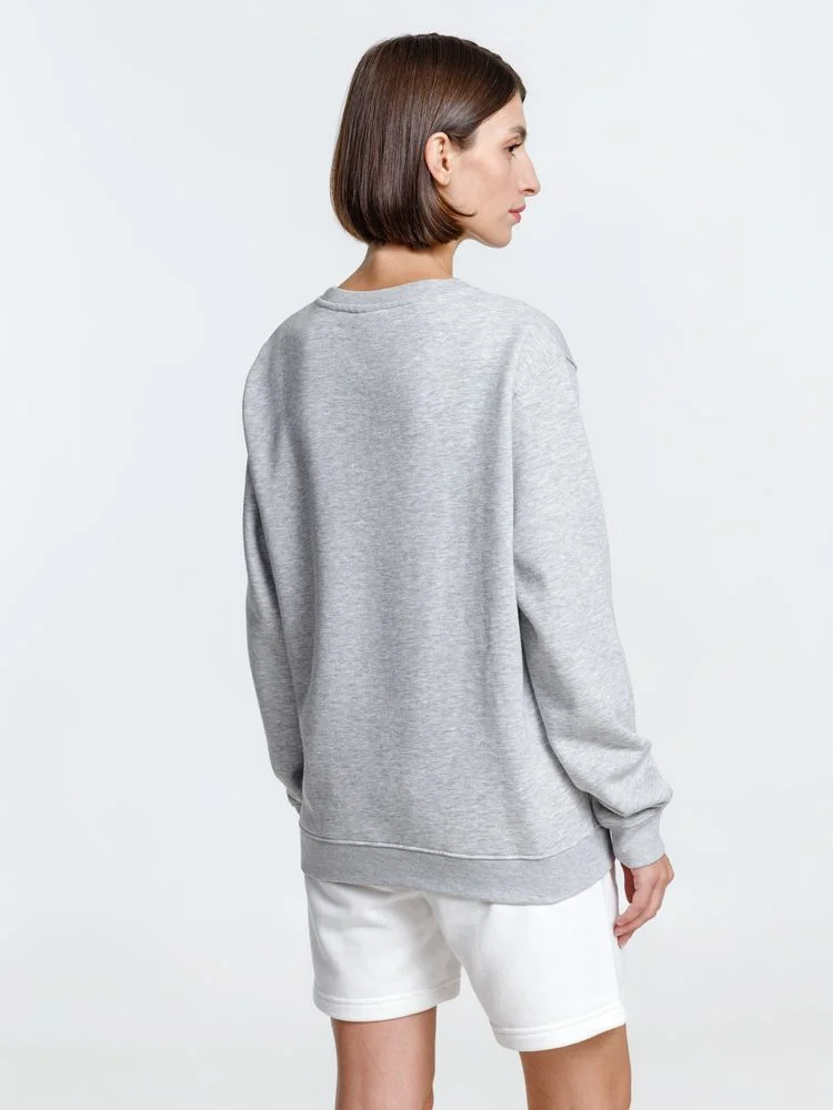 Свитшот унисекс Delta, серый меланж, размер XXL - фото 7