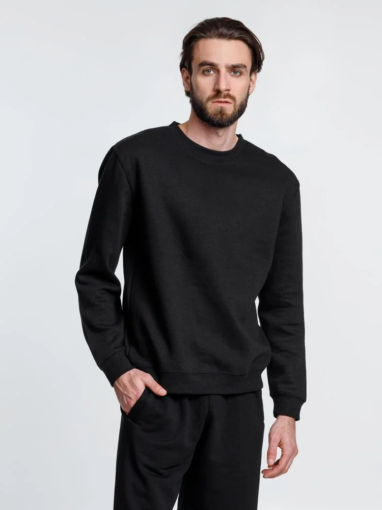 Свитшот унисекс Delta черный размер M - фото 6